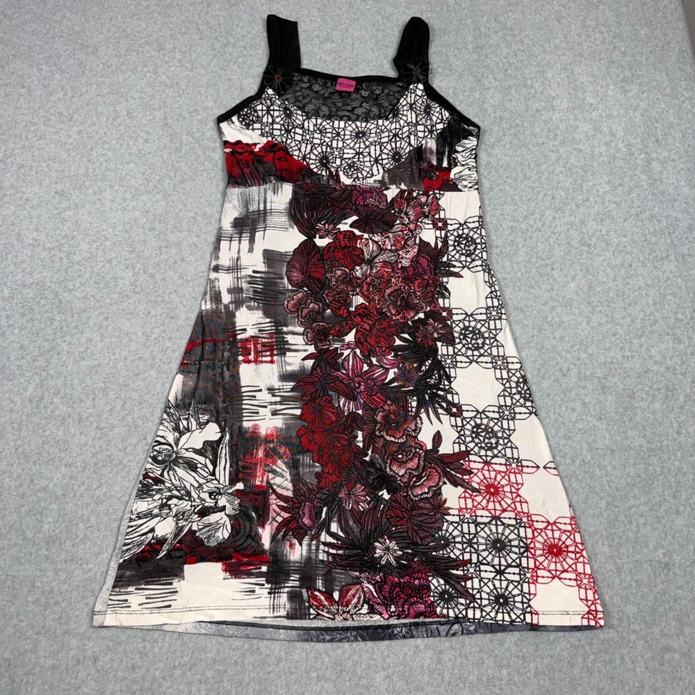 Save The Queen Italian Vintage Y2K Fairy Grunge Lace Mesh Midi Dress Black XXL